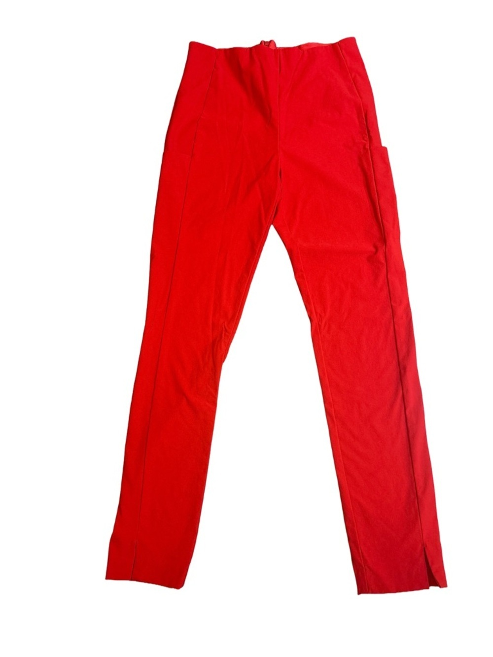 Athleta Bright Red High-Rise Pants. 8 Tall